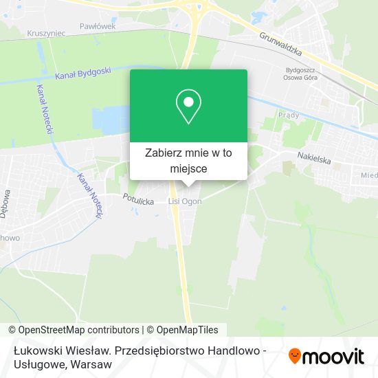 Mapa Łukowski Wiesław. Przedsiębiorstwo Handlowo - Usługowe