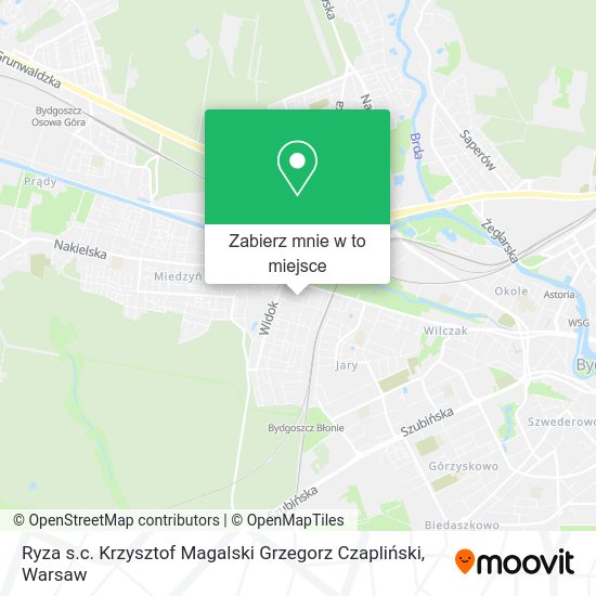 Mapa Ryza s.c. Krzysztof Magalski Grzegorz Czapliński