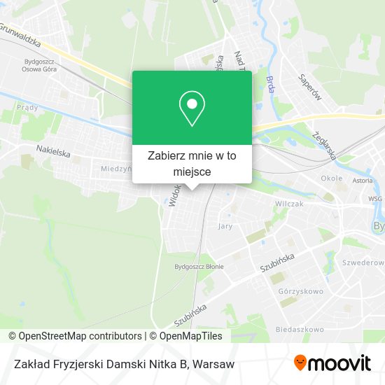 Mapa Zakład Fryzjerski Damski Nitka B