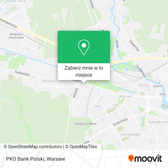 Mapa PKO Bank Polski