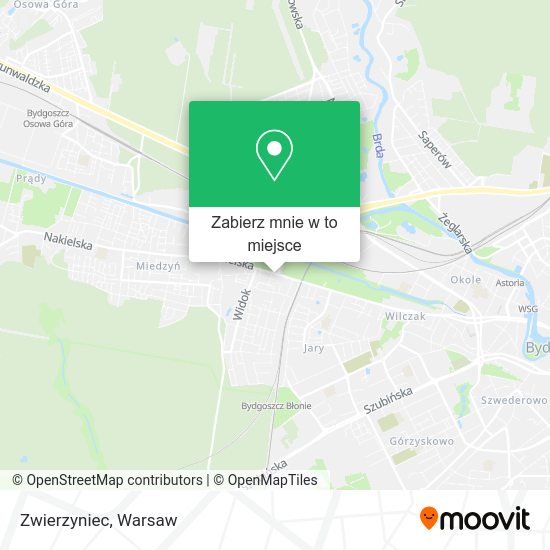 Mapa Zwierzyniec