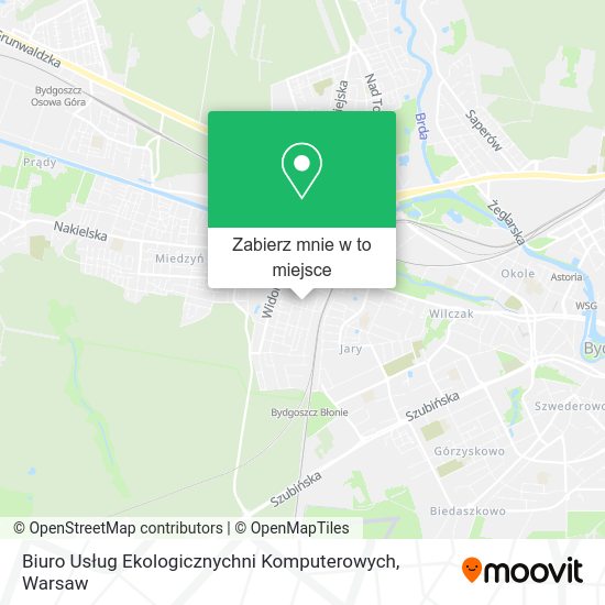 Mapa Biuro Usług Ekologicznychni Komputerowych