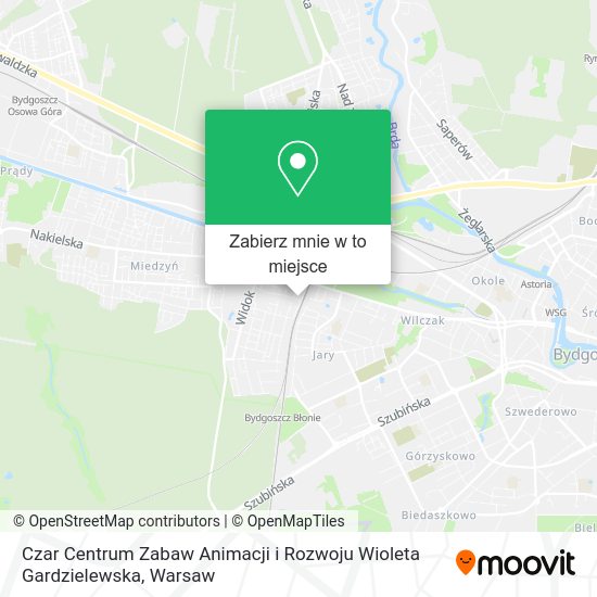 Mapa Czar Centrum Zabaw Animacji i Rozwoju Wioleta Gardzielewska