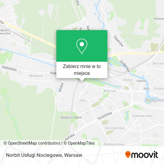 Mapa Norbit Usługi Noclegowe