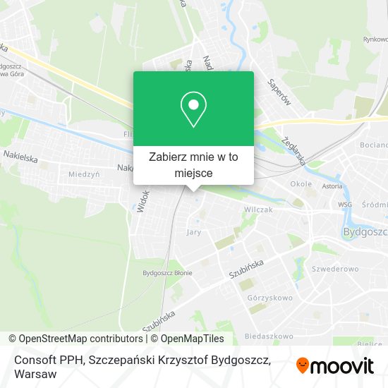 Mapa Consoft PPH, Szczepański Krzysztof Bydgoszcz