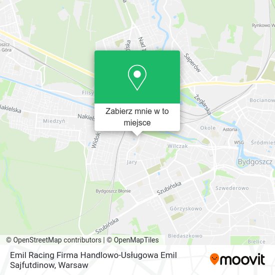 Mapa Emil Racing Firma Handlowo-Usługowa Emil Sajfutdinow