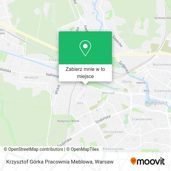 Mapa Krzysztof Górka Pracownia Meblowa