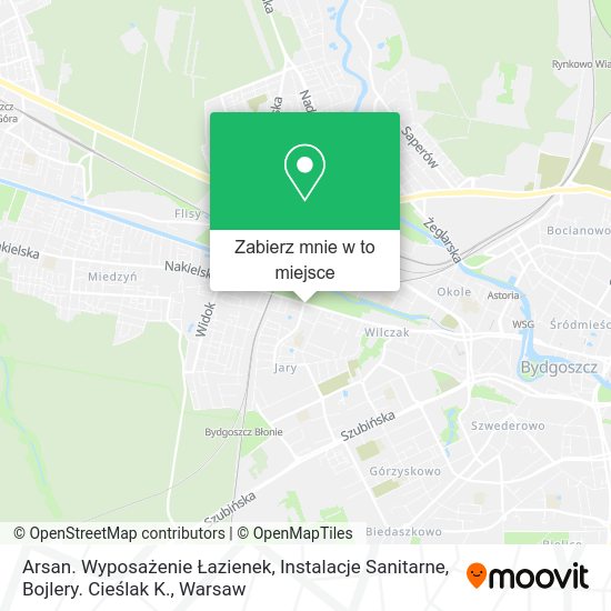 Mapa Arsan. Wyposażenie Łazienek, Instalacje Sanitarne, Bojlery. Cieślak K.