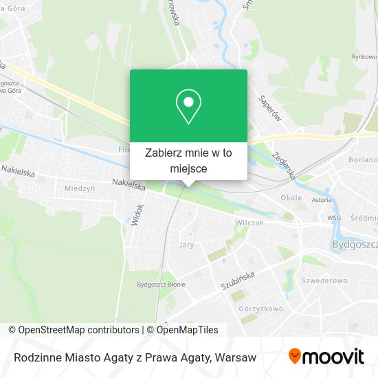 Mapa Rodzinne Miasto Agaty z Prawa Agaty