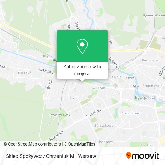 Mapa Sklep Spożywczy Chrzaniuk M.