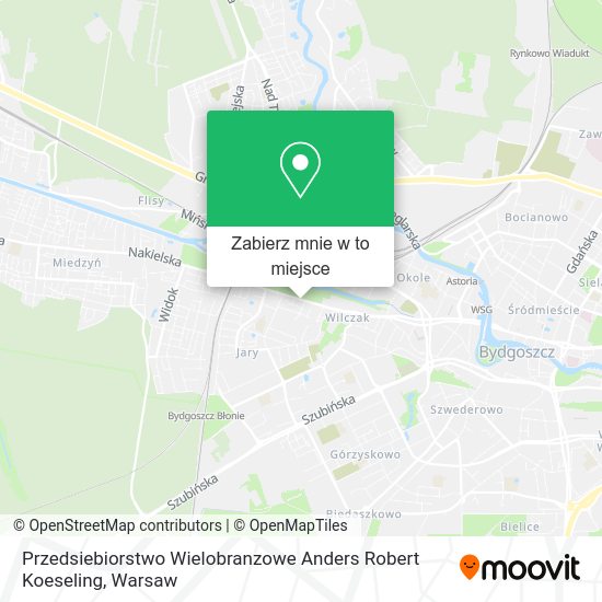 Mapa Przedsiebiorstwo Wielobranzowe Anders Robert Koeseling