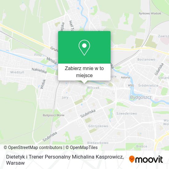 Mapa Dietetyk i Trener Personalny Michalina Kasprowicz