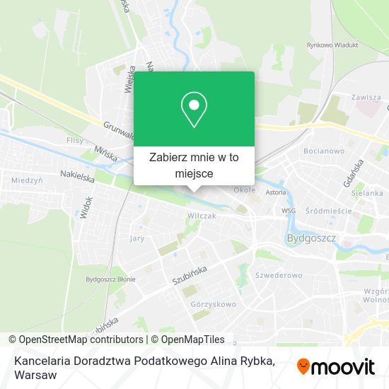 Mapa Kancelaria Doradztwa Podatkowego Alina Rybka