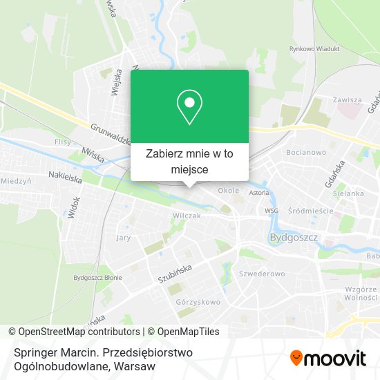 Mapa Springer Marcin. Przedsiębiorstwo Ogólnobudowlane