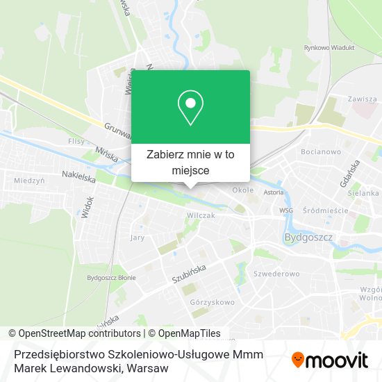 Mapa Przedsiębiorstwo Szkoleniowo-Usługowe Mmm Marek Lewandowski