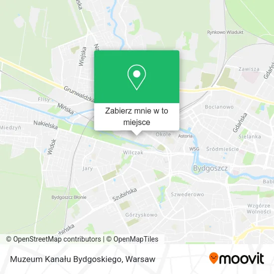 Mapa Muzeum Kanału Bydgoskiego