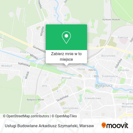 Mapa Usługi Budowlane Arkadiusz Szymański