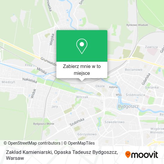 Mapa Zakład Kamieniarski, Opaska Tadeusz Bydgoszcz