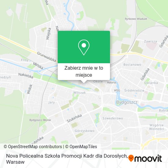 Mapa Nova Policealna Szkoła Promocji Kadr dla Dorosłych