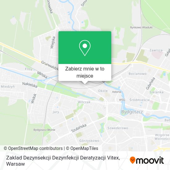 Mapa Zaklad Dezynsekcji Dezynfekcji Deratyzacji Vitex