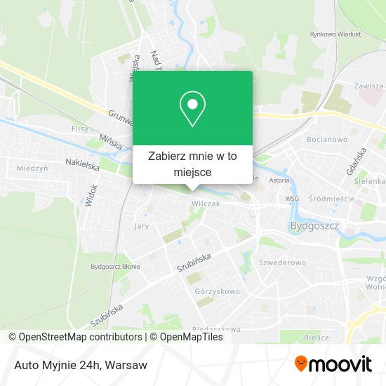 Mapa Auto Myjnie 24h