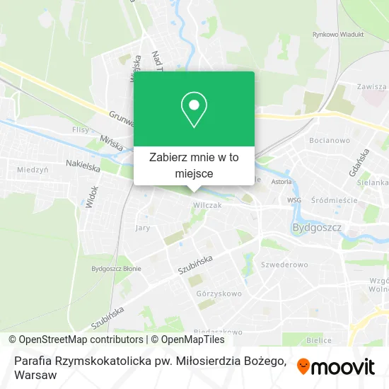 Mapa Parafia Rzymskokatolicka pw. Miłosierdzia Bożego