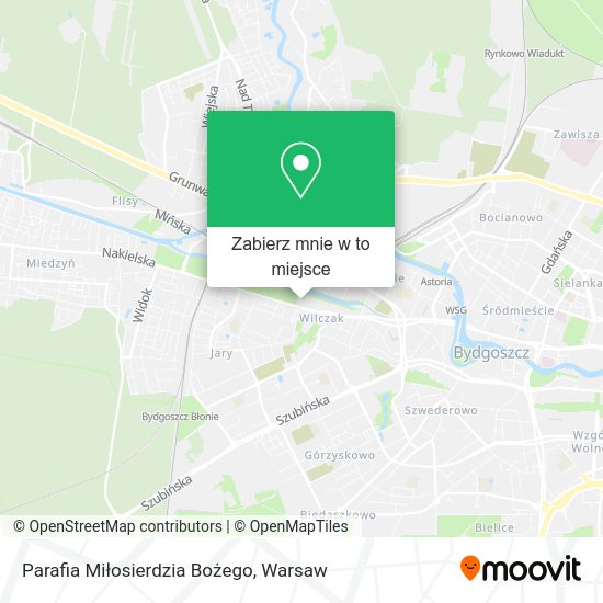 Mapa Parafia Miłosierdzia Bożego