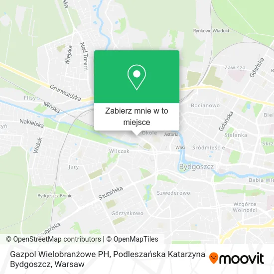 Mapa Gazpol Wielobranżowe PH, Podleszańska Katarzyna Bydgoszcz