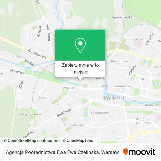 Mapa Agencja Poorednictwa Ewa Ewa Czelińska