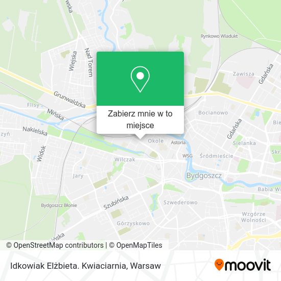 Mapa Idkowiak Elżbieta. Kwiaciarnia