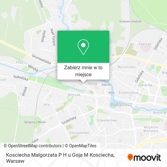 Mapa Kosciecha Malgorzata P H u Goja M Kosciecha