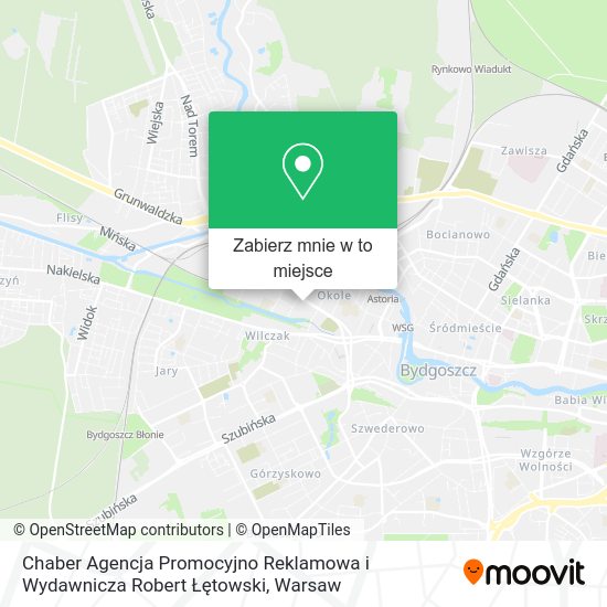 Mapa Chaber Agencja Promocyjno Reklamowa i Wydawnicza Robert Łętowski