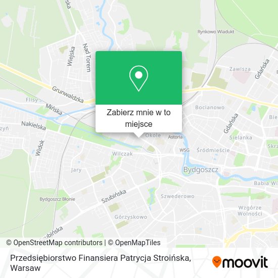 Mapa Przedsiębiorstwo Finansiera Patrycja Stroińska