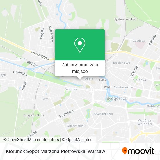 Mapa Kierunek Sopot Marzena Piotrowska