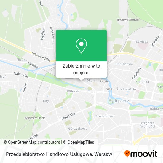 Mapa Przedsiebiorstwo Handlowo Uslugowe