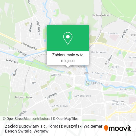 Mapa Zakład Budowlany s.c. Tomasz Kuszyński Waldemar Benon Świtała