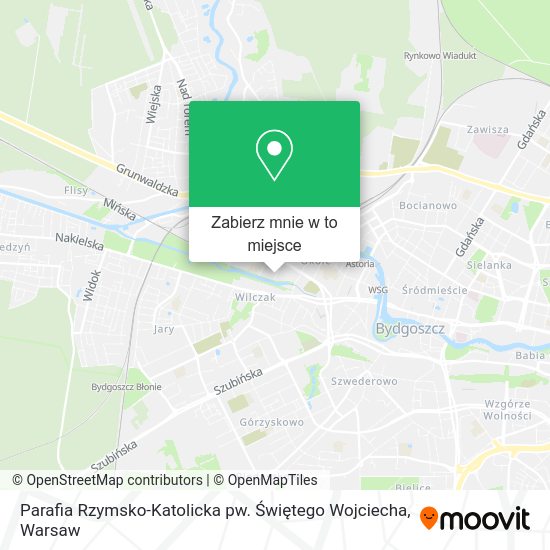 Mapa Parafia Rzymsko-Katolicka pw. Świętego Wojciecha