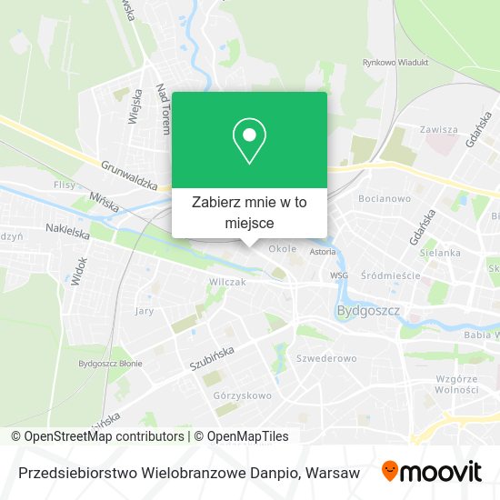 Mapa Przedsiebiorstwo Wielobranzowe Danpio