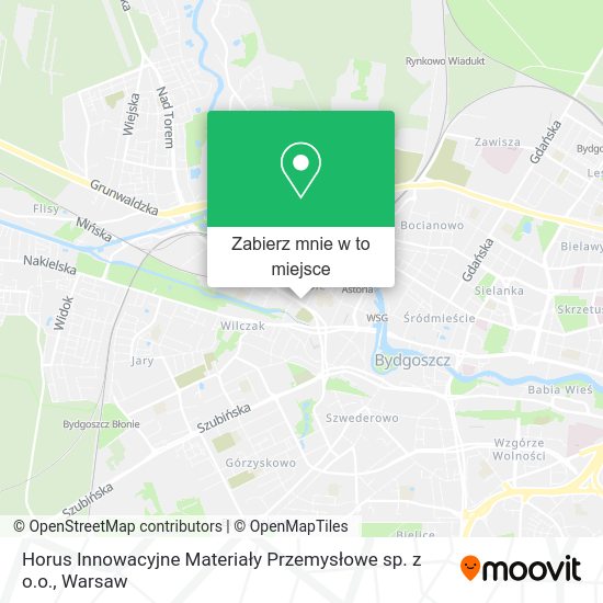 Mapa Horus Innowacyjne Materiały Przemysłowe sp. z o.o.