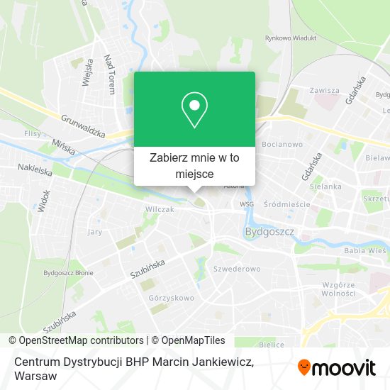 Mapa Centrum Dystrybucji BHP Marcin Jankiewicz