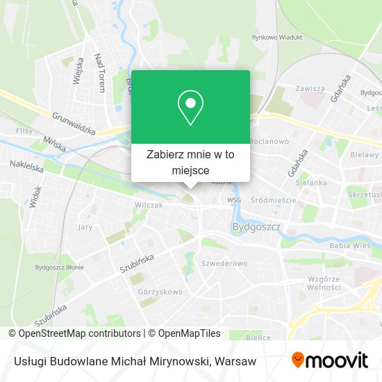 Mapa Usługi Budowlane Michał Mirynowski