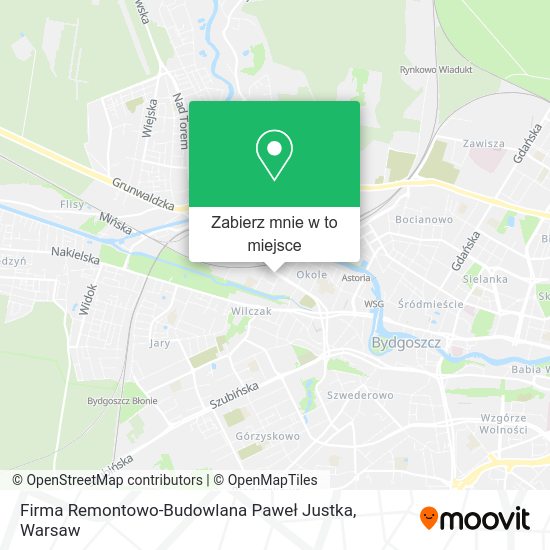 Mapa Firma Remontowo-Budowlana Paweł Justka