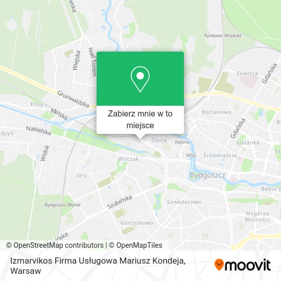 Mapa Izmarvikos Firma Usługowa Mariusz Kondeja