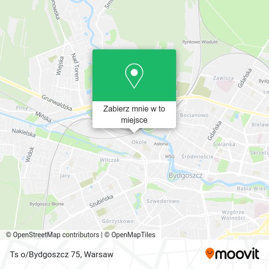 Mapa Ts o/Bydgoszcz 75