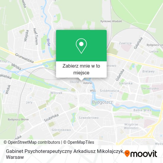 Mapa Gabinet Psychoterapeutyczny Arkadiusz Mikołajczyk