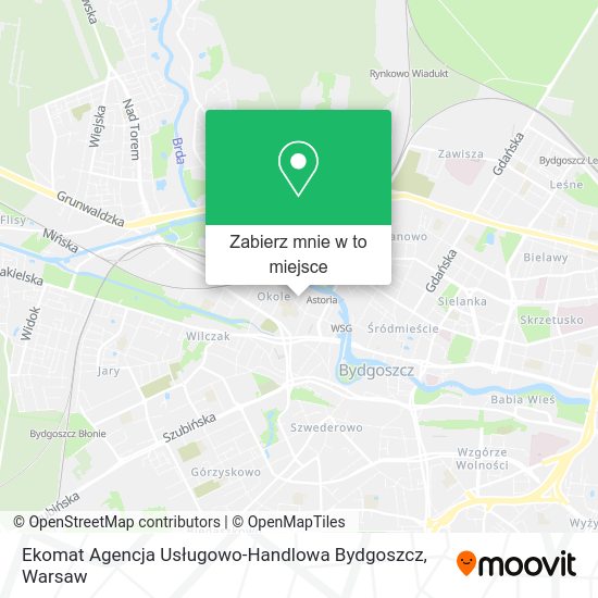 Mapa Ekomat Agencja Usługowo-Handlowa Bydgoszcz