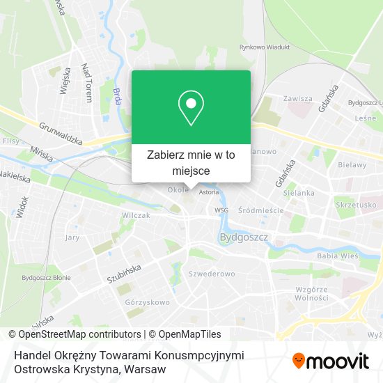 Mapa Handel Okrężny Towarami Konusmpcyjnymi Ostrowska Krystyna