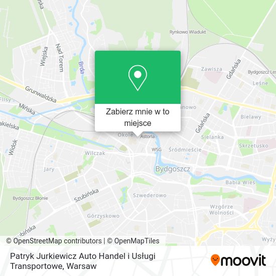 Mapa Patryk Jurkiewicz Auto Handel i Usługi Transportowe