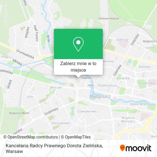 Mapa Kancelaria Radcy Prawnego Dorota Zielińska