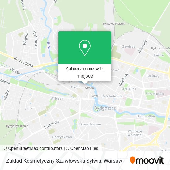 Mapa Zakład Kosmetyczny Szawłowska Sylwia